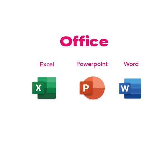 Powerpoint, word et excel