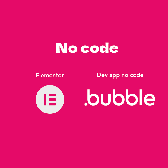 no code : elementor et bubble